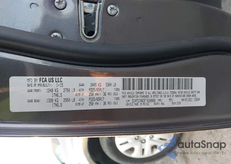 2015 Dodge Journey Se from USA, damaged, VIN 3C4PDCAB3FT630806